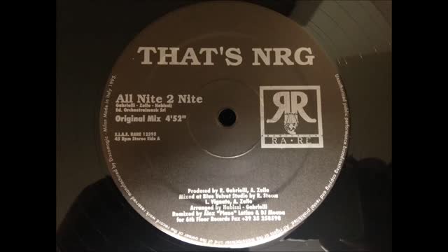That's NRG - All Nite 2 Nite