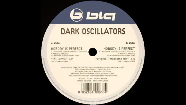 Dark Oscillators - Nobody Is Perfect