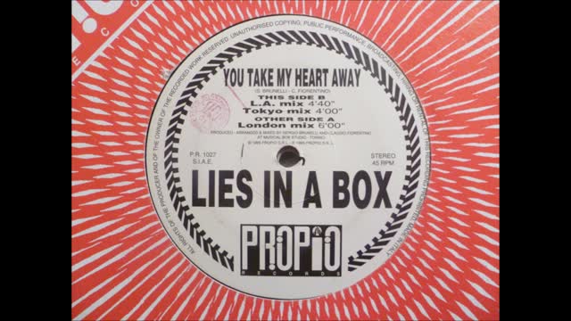 Lies In A Box - You Take My Heart Away