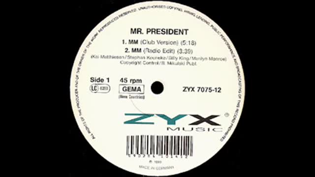 Mr President - M.M. (12″ Dancehall Style)