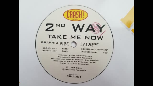 2nd Way - Take Me Now (U.S.E. Mix)