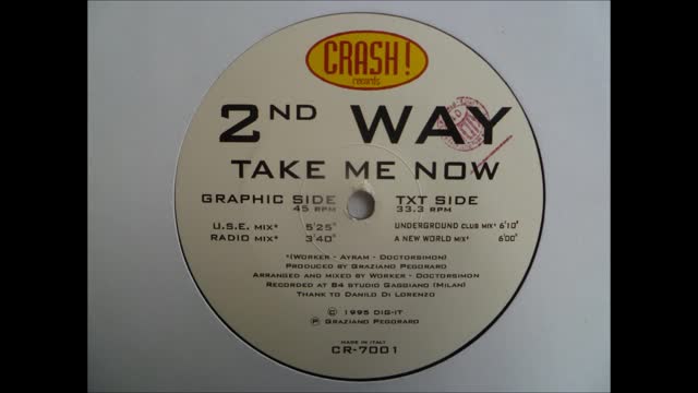 2nd Way - Take Me Now
