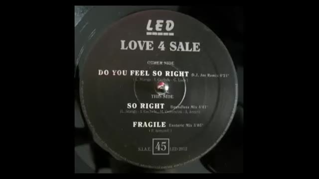 Love 4 Sale - Do You Feel So Right