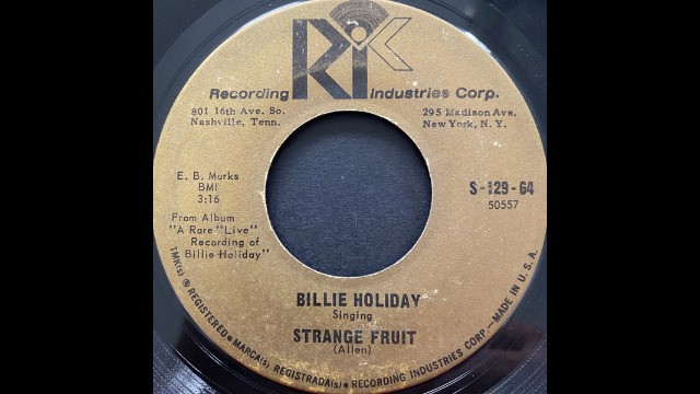 Billie Holiday - Strange fruit