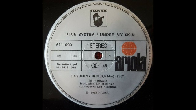 Blue System - Under My Skin (Dj Master Traxx Maxi Under Fire Mix)