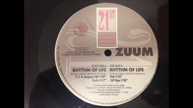 Zuum - Rhythm Of Life