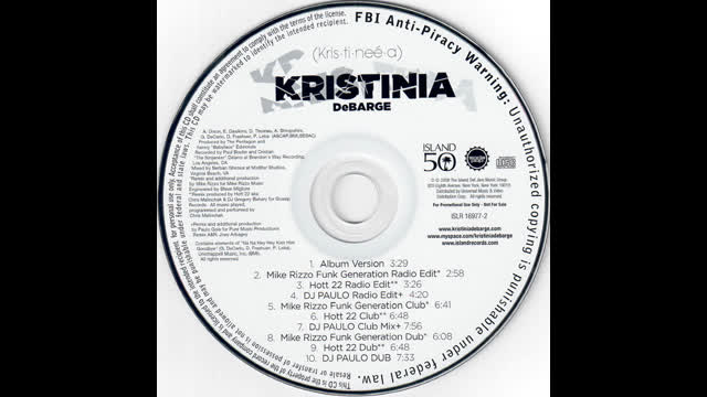 Kristinia Debarge - Goodbye [Mike Rizzo Funk Generation Radio Edit]