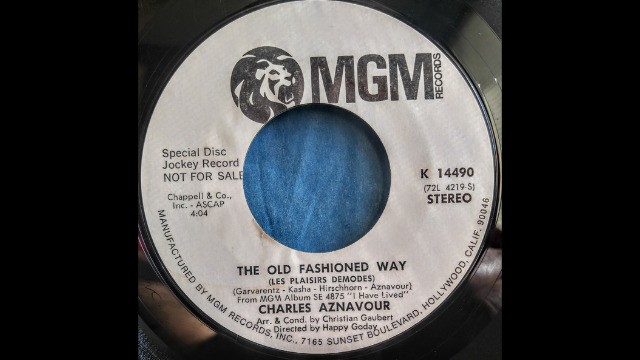 Charles Aznavour - The Old Fashioned Way