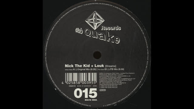 Nick The Kid & Louk - Dreams [JTB Mix]