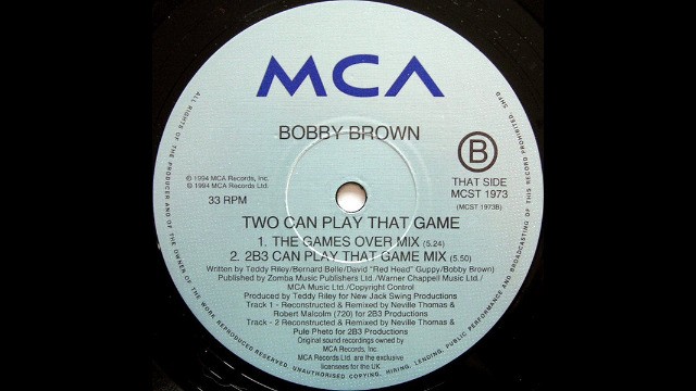 Bobby Brown- Two Can Play That Game