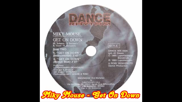 Miky Mouse Feat. Turbo B - Get On Down (Club Mix)