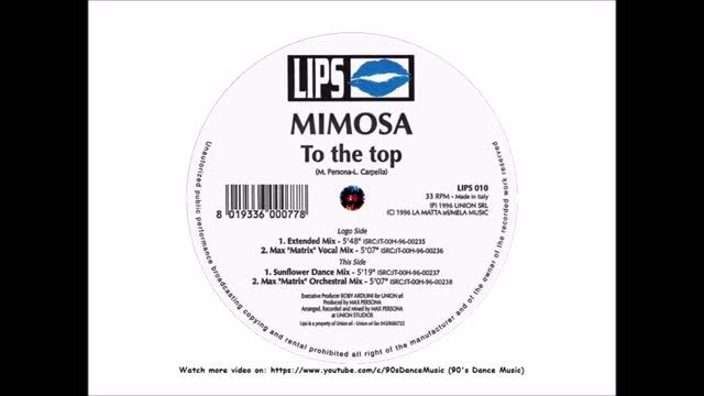 Mimosa - To The Top (Sunflower Dance Mix)