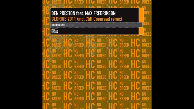 Ben Preston Feat. Max Fredrikson - Glorious 2011 (Original Mix)
