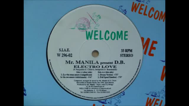 Mr. Manila present D.B. - Electro Love