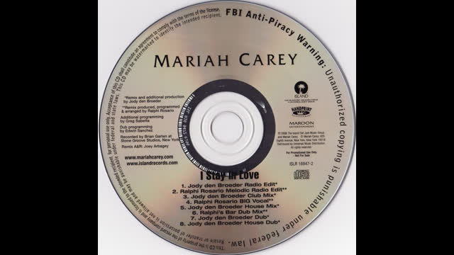Mariah Carey - I Stay In Love [Jody Den Broeder Radio Mix]