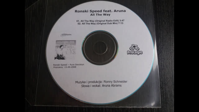 Ronski Speed - All The Way [Feat. Aruna] [Original Mix]