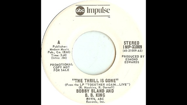 B.B King - The Thrill Is Gone