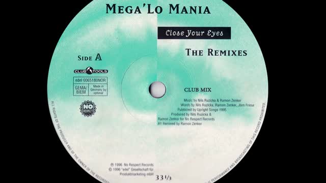 Mega Lo Mania - Close Your Eyes (Club Mix)