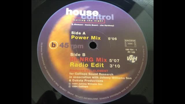 House Control - Calling The Night