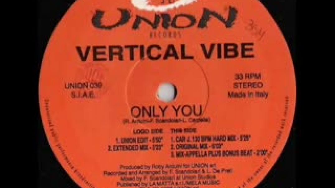 Vertical Vibe - Only You (Extended Mix)