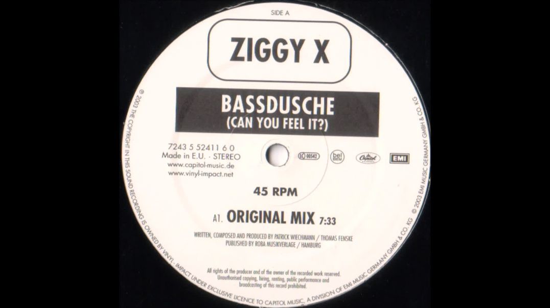 Ziggy X - Bassdusche (Original Mix)