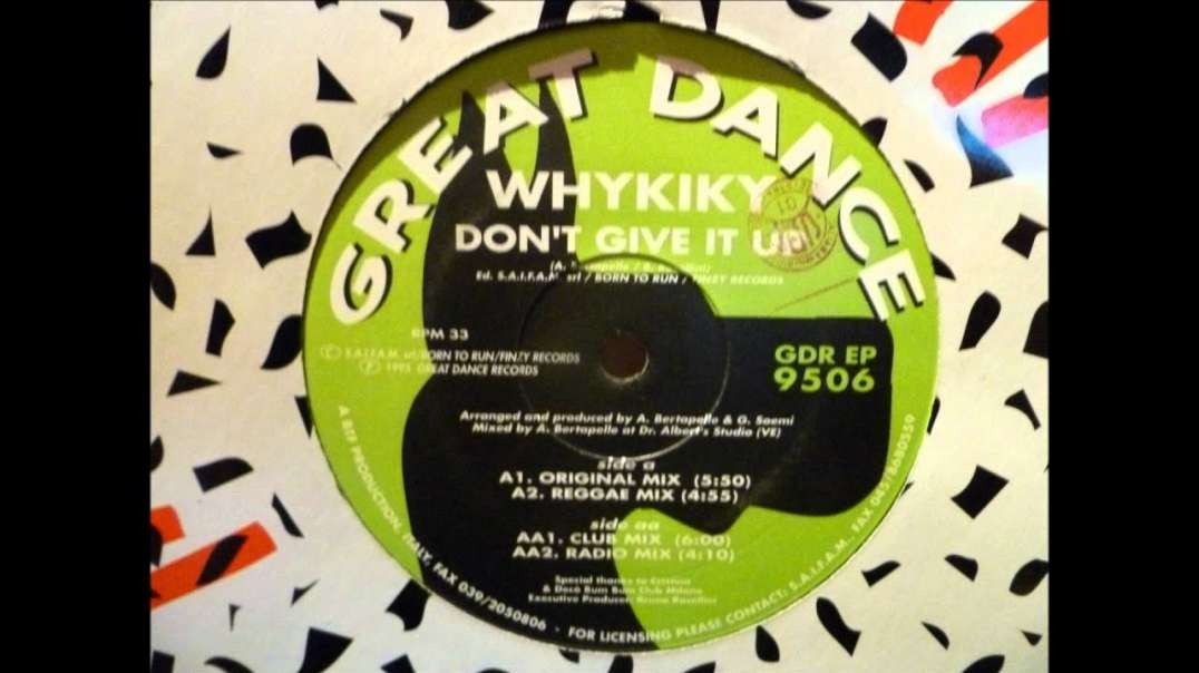 Whykiky - Don't Give It Up (Original Mix)