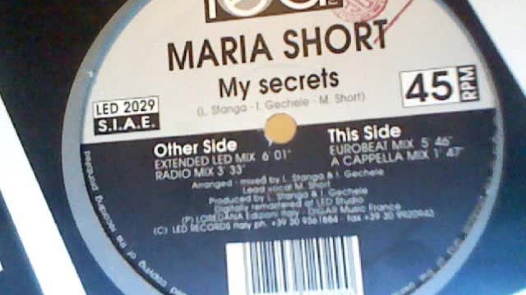 Maria Short - My Secrets (Eurobeat Mix)