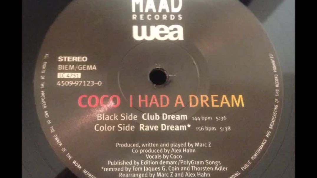 Coco - I Had A Dream