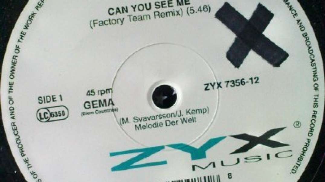 Pis Of Keik - Can You See Me (Factory Team Remix)