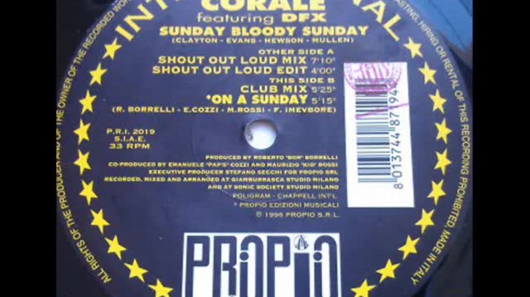 Corale ft DFX - Sunday Bloody Sunday (Club Mix)