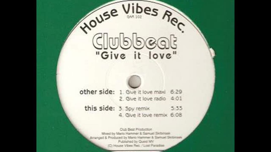 Clubbeat - Give It love (Maxi)