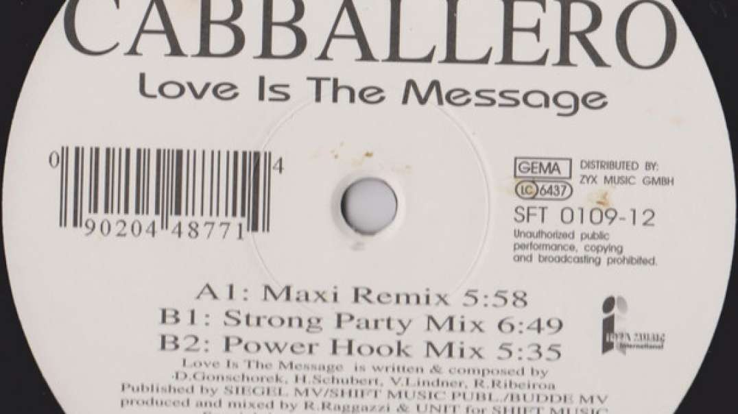 Cabballero - Love Is The Message (Power Radio Mix)
