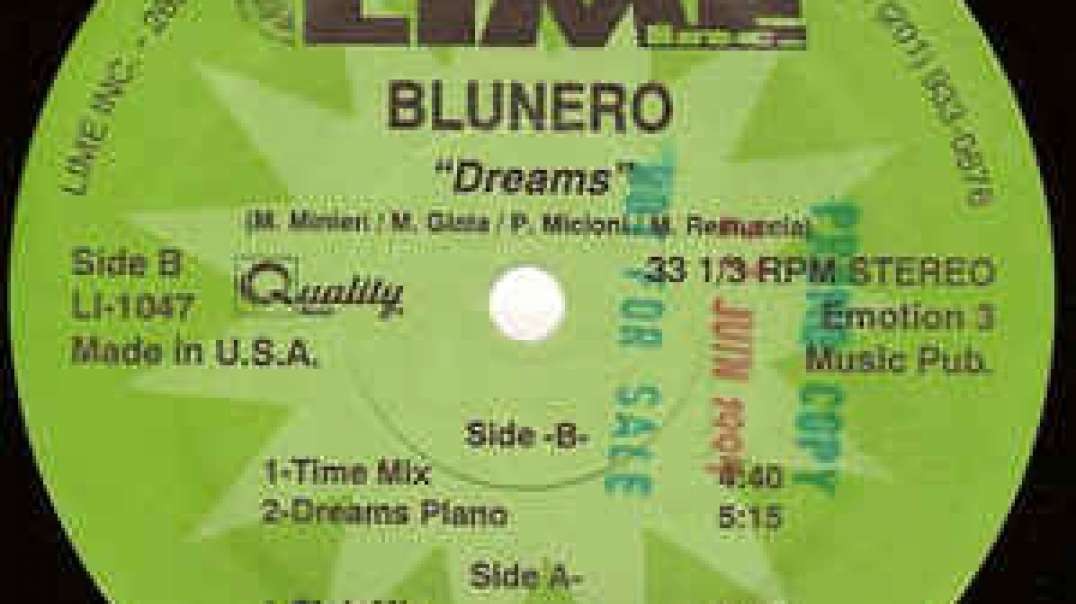 Blunero - Dreams (Time Mix)