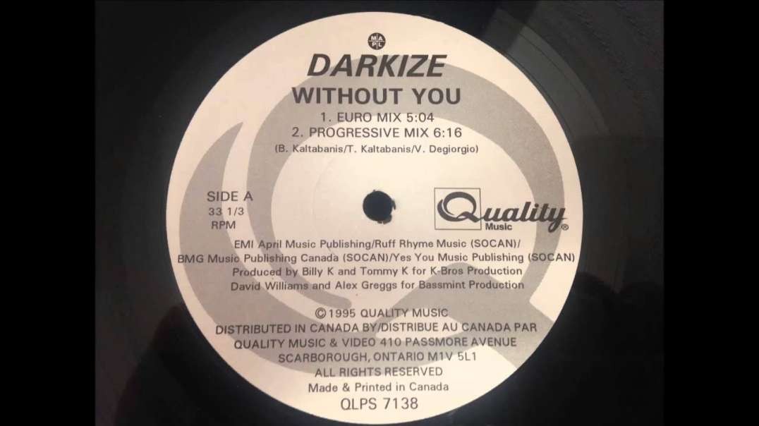 Darkize - Without You (Euro Mix)