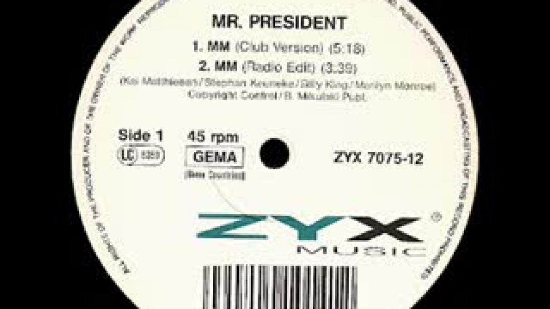 Mr. President - MM (12 Inch Dancehall Style)