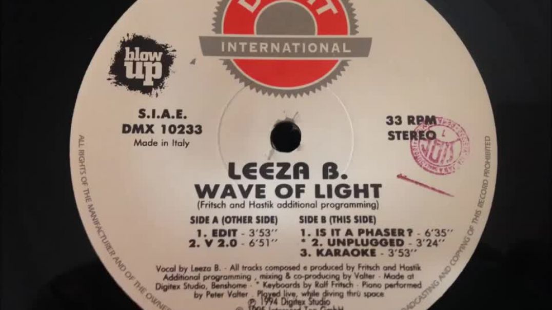 Leeza B. - Wave Of Light