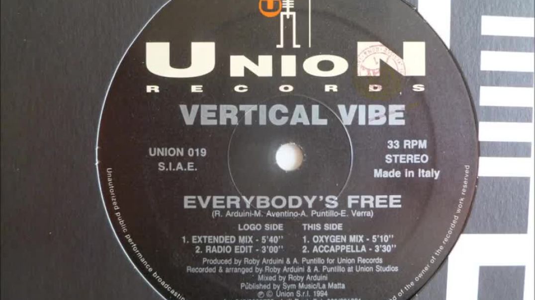 Vertical Vibe - Everybody's Free (Extended)