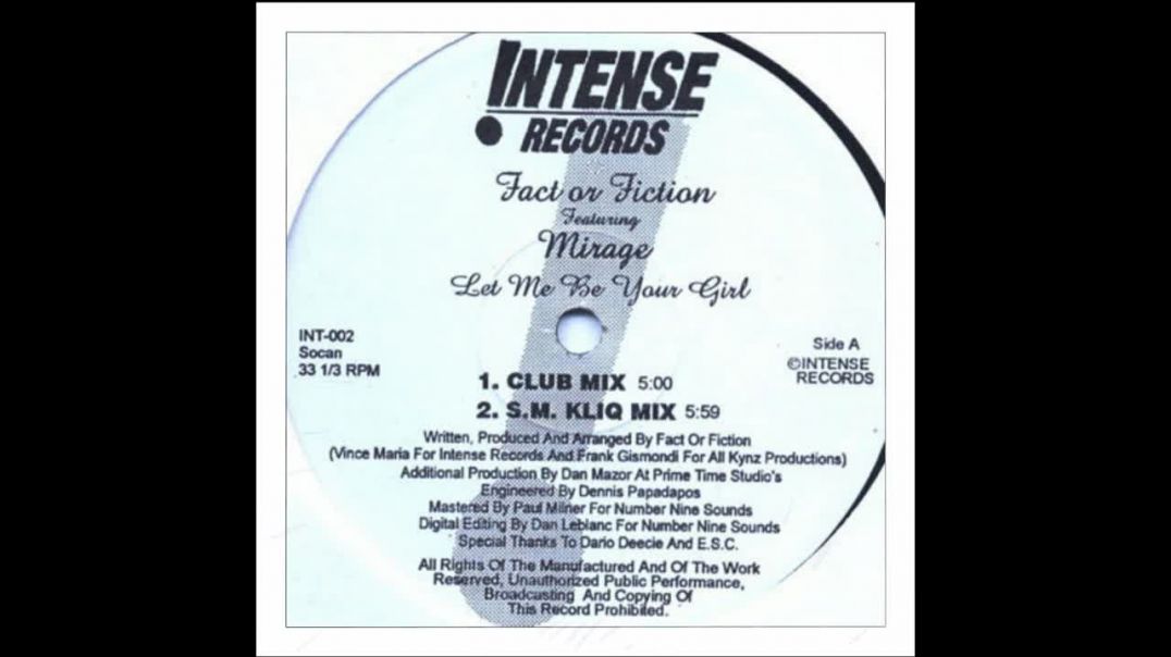 Fact Or Fiction ft Mirage - Let Me Be Your Girl (S.M. Kliq Mix)