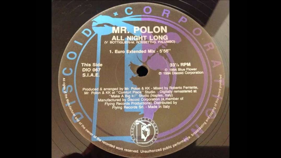 Mr. Polon - All Night Long (Euro Club Mix)