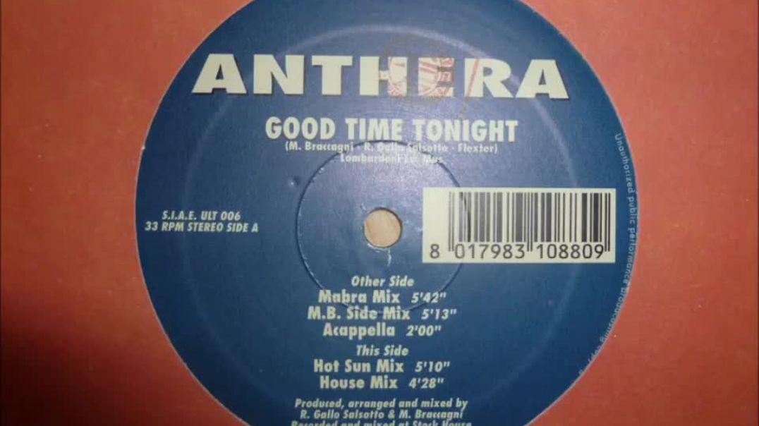 Anthera - Good Time Tonight