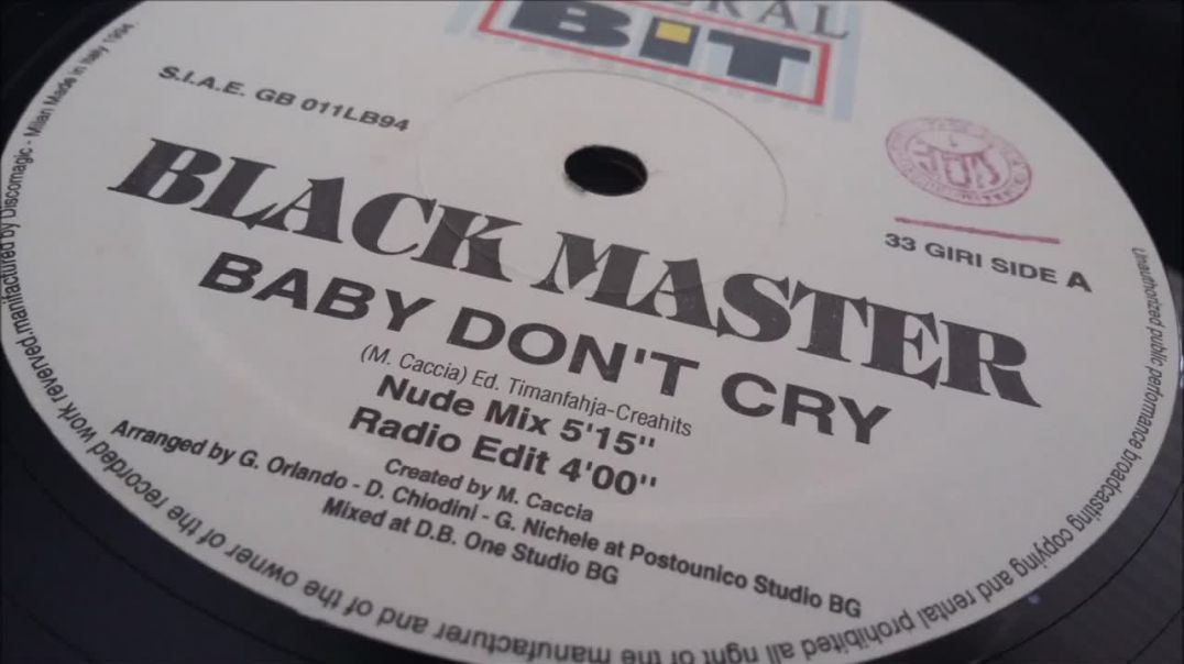 Black Master - Baby Don't Cry (Nude Mix)