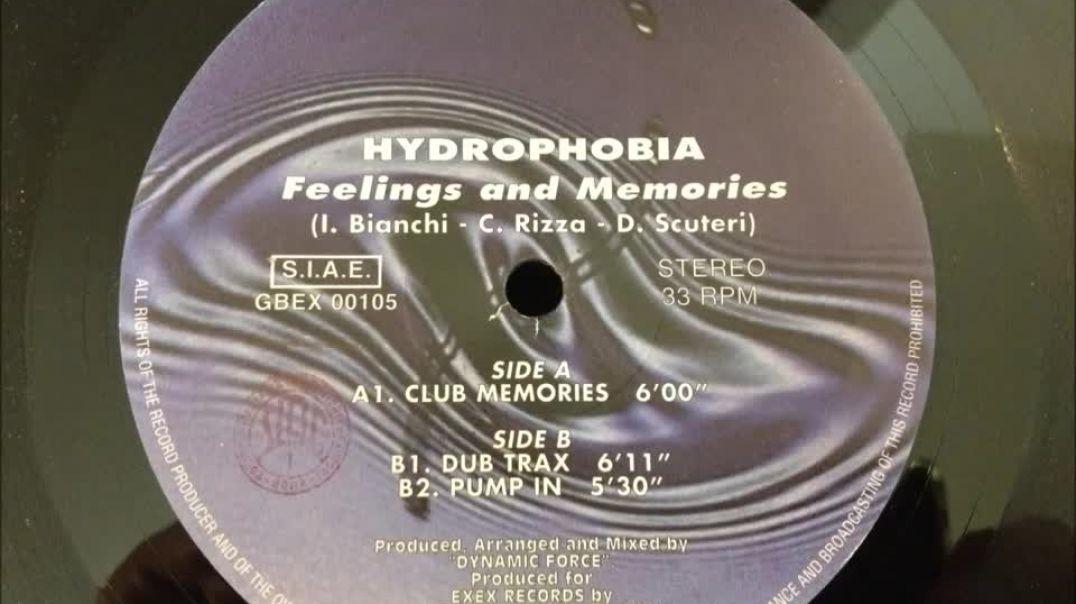 Hydrophobia - Feelings And Memories