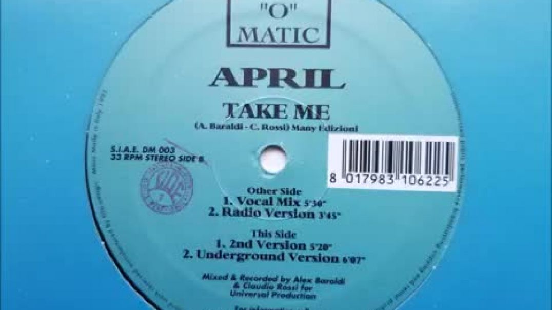 April - Take Me (Vocal Mix)