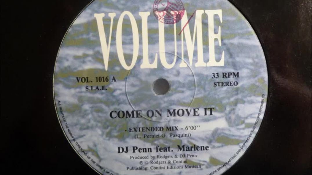 DJ Penn ft Marlene - Come On Move It