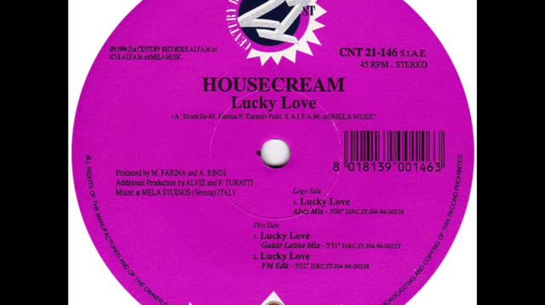 Housecream ‎- Lucky Love (Alviz Mix)