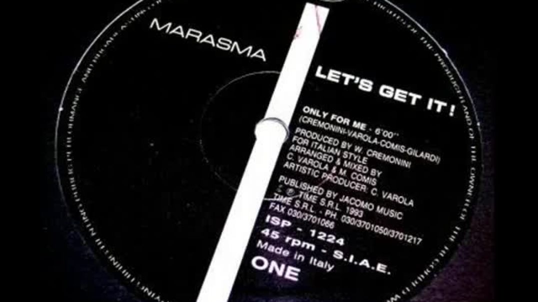 Marasma - Let's Get It