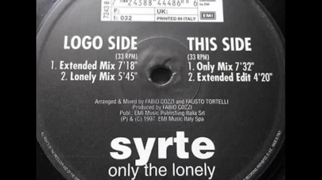Syrte ‎- Only The Lonely (Extended)