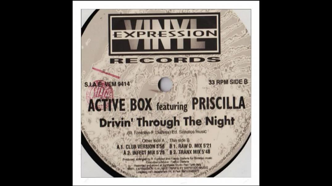 Active Box ft Priscilla - Drivin' Through The Night (Raw D. Mix)