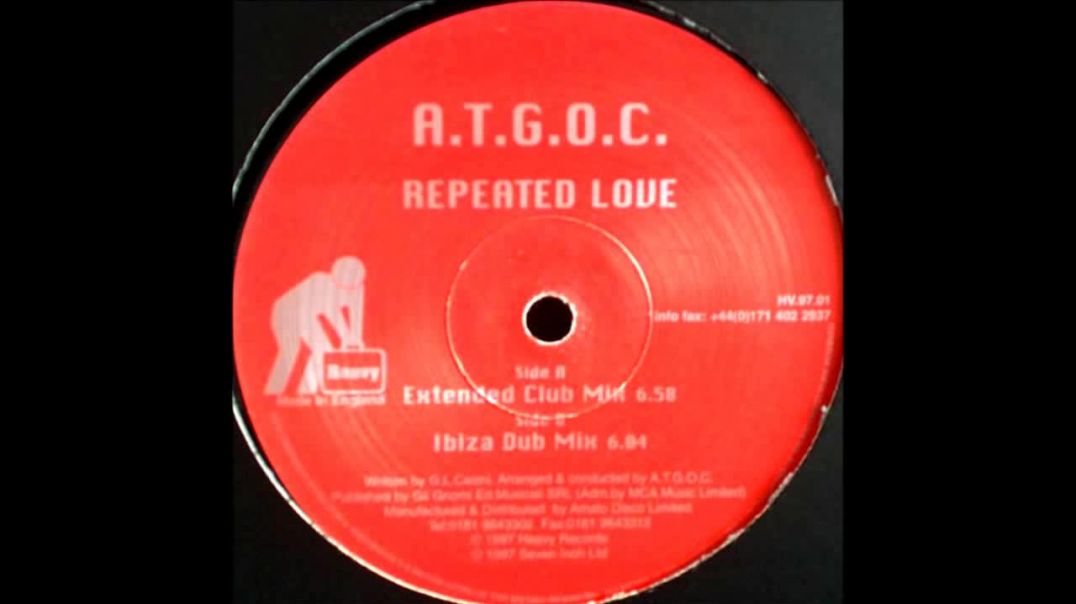 A.T.G.O.C. ‎- Repeated Love (Extended Club Mix)