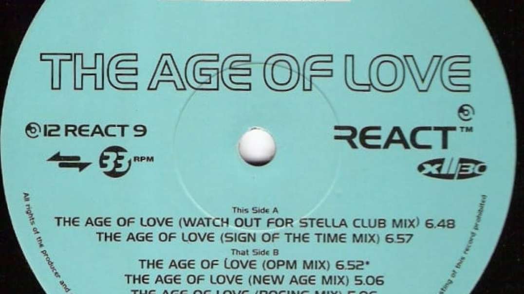 Age Of Love - The Age Of Love (Watch Out For Stella Club Mix)